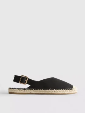 Sandálias de espadrilha com tiras traseiras