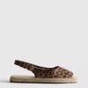 Sandálias de espadrilha com tiras traseiras