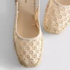 Sandálias de espadrilha com tiras traseiras