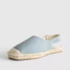 Sandálias de espadrilha com tiras traseiras
