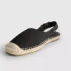 Sandálias de espadrilha com tiras traseiras