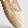 Sandálias de espadrilha com tiras traseiras