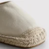 Sandálias de espadrilha com tiras traseiras