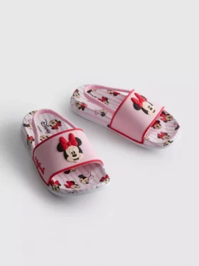 Sandálias de tiras com fivelas duplas da Minnie Mouse da Disney
