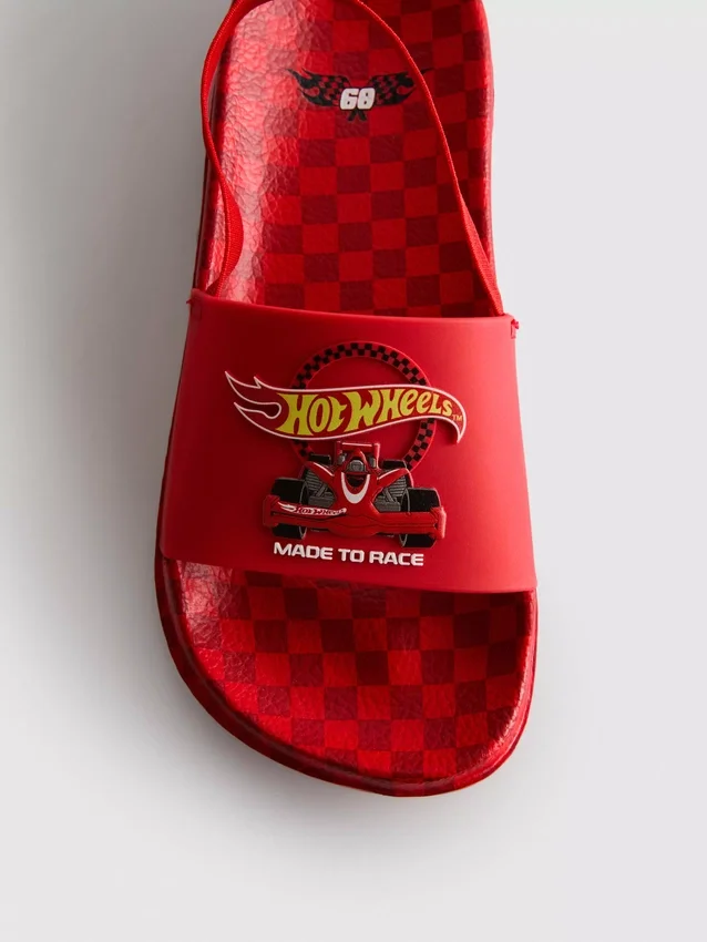 Sandálias de tiras traseiras Hot Wheels