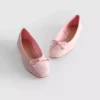 Sapatilhas de ballet com laço na frente