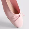 Sapatilhas de ballet com laço na frente