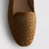 Sapatos rasos de bailarina com recortes