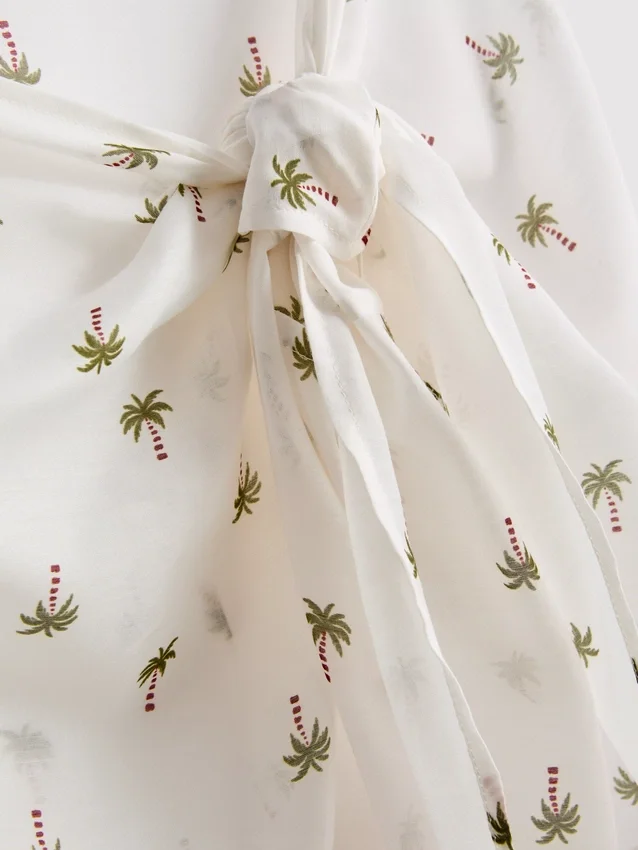 Sarongue de praia estampado