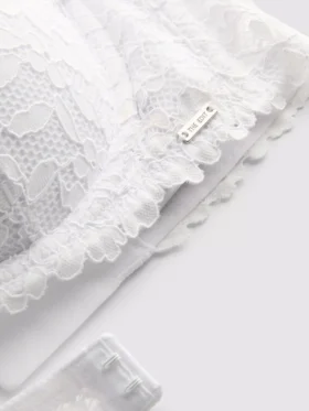 Sutiã push-up de renda floral «The Edit»