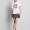 T-shirt com estampado da Hello Kitty em algodão