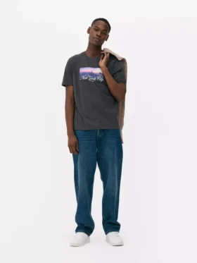 T-shirt com estampado de Nova Iorque