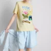 T-shirt com estampado em algodão NYBG