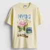 T-shirt com estampado em algodão NYBG