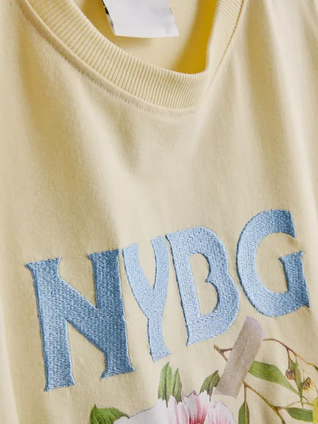 T-shirt com estampado em algodão NYBG