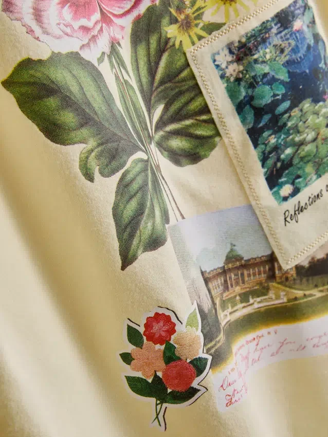T-shirt com estampado em algodão NYBG