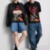 T-shirt com estampado Korn