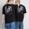 T-shirt com estampado Korn