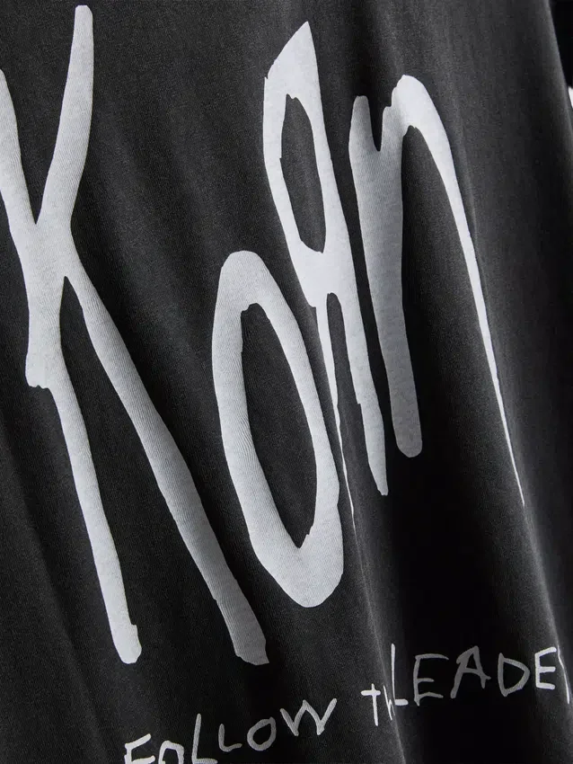 T-shirt com estampado Korn