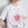 T-shirt com ilustração dos Red Hot Chili Peppers
