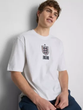 T-shirt com o emblema da Inglaterra