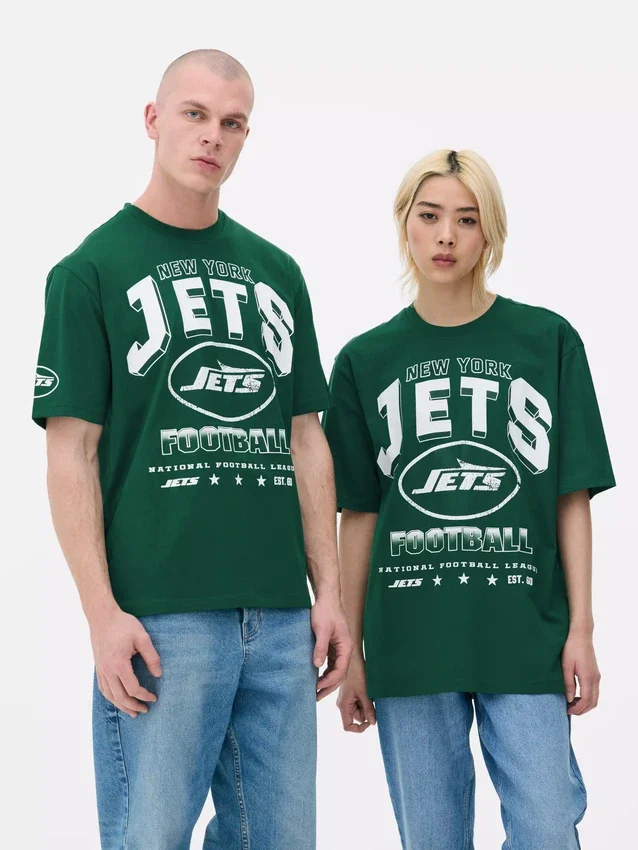 T-shirt com o logótipo dos New York Jets