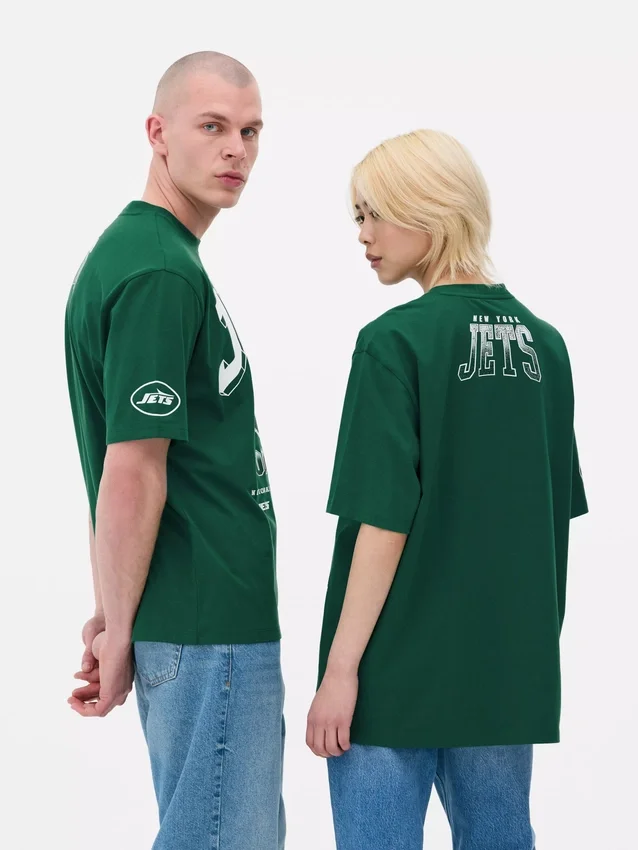 T-shirt com o logótipo dos New York Jets