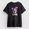 T-shirt de algodão com estampado da Avril Lavigne