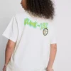 T-shirt de algodão com logótipo «Blink 182» de corte descontraído
