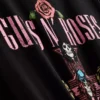 T-shirt de algodão com o álbum «Music» dos Guns N’ Roses