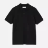 T-shirt de algodão piqué estilo polo