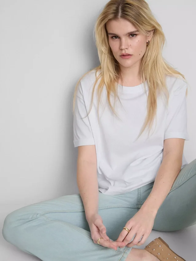 T-shirt de corte largo