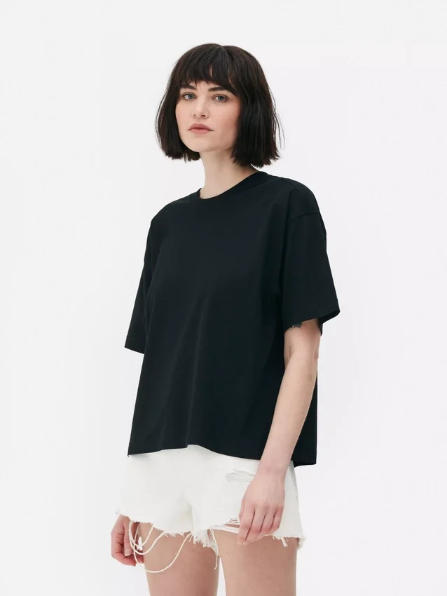 T-shirt de corte largo