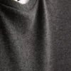 T-shirt de gola redonda com dupla camada