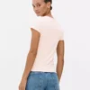 T-shirt de gola redonda «Second Skin»