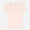 T-shirt de gola redonda «Second Skin»