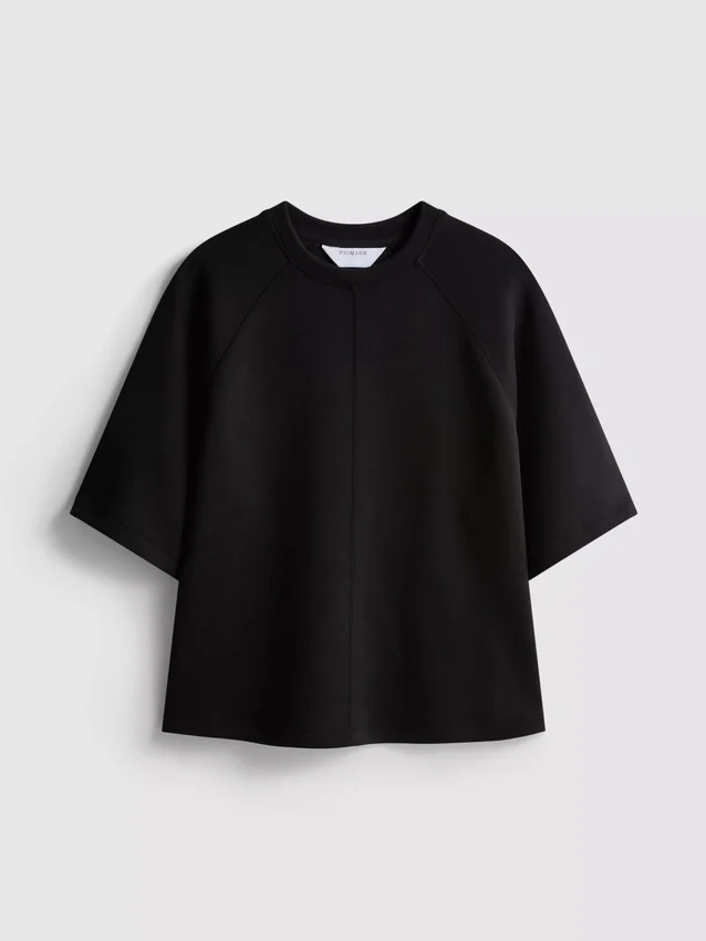 T-shirt de manga curta com corte largo de calções