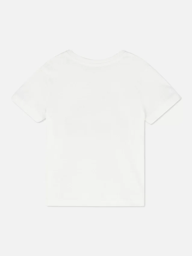 T-shirt de manga curta com estampado