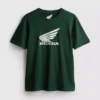 T-shirt de manga curta com logótipo Honda