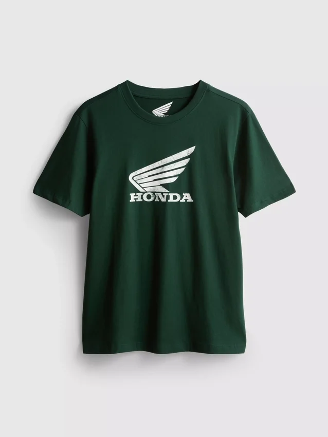 T-shirt de manga curta com logótipo Honda