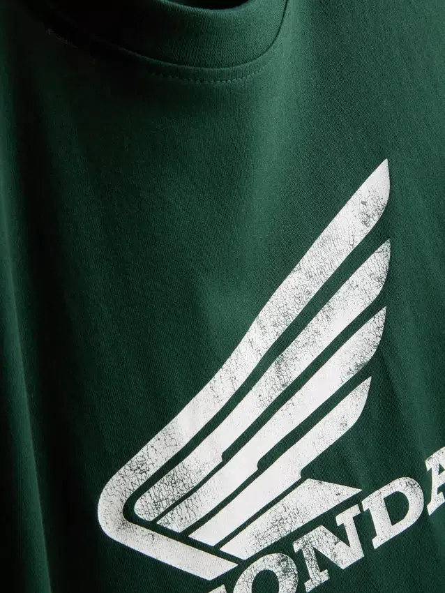 T-shirt de manga curta com logótipo Honda
