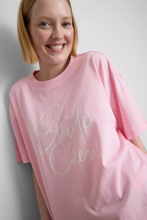 T-shirt de manga curta «Cotton Bride»