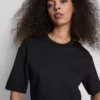 T-shirt de tecido pesado com corte justo
