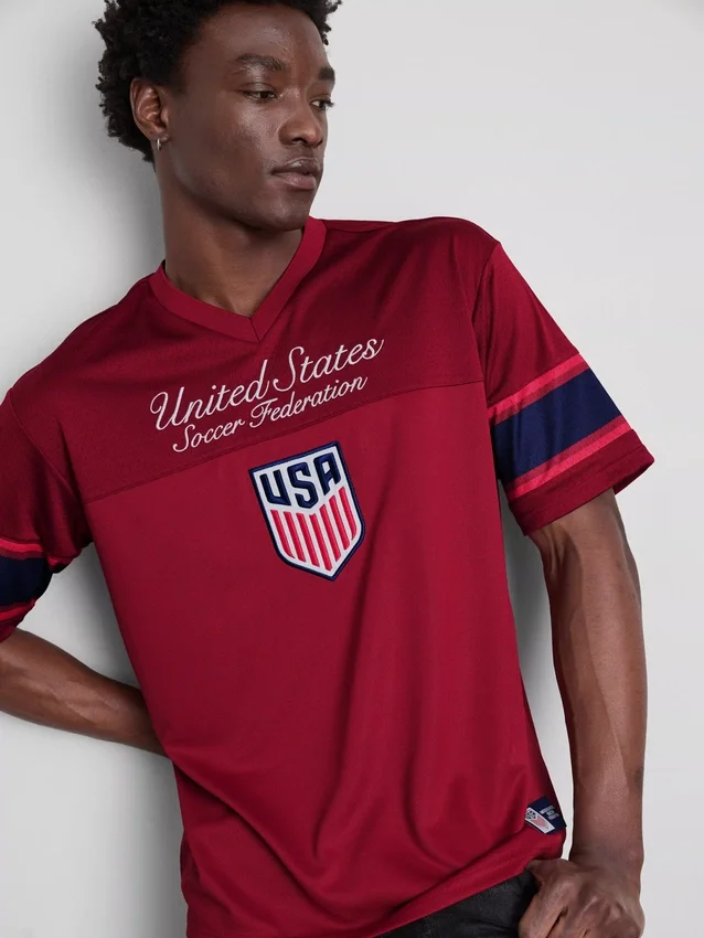 T-shirt em malha dos Estados Unidos