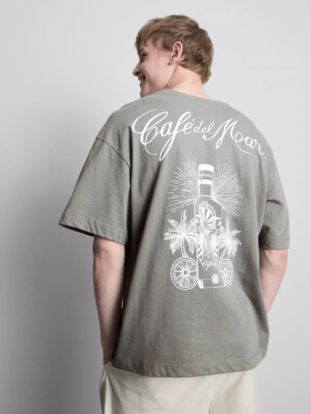 T-shirt Ibiza com decote em V