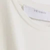 T-shirt justa com mangas curtas