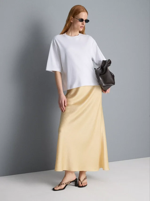 T-shirt oversized de algodão