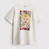 T-shirt oversized de algodão com estampa da Marilyn Monroe
