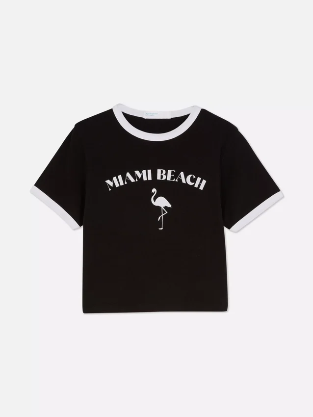 T-shirt para bebé Miami