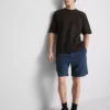 T-shirt quadrada com textura